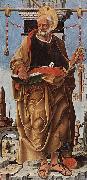 Francesco del Cossa Griffoni-Altar, ursprl. Griffonikapelle in der San Petronio in Bologna, linker Flugel oil painting artist